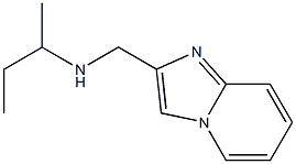 butan-2-yl({imidazo[1,2-a]pyridin-2-ylmethyl})amine 化学構造式
