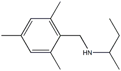 butan-2-yl[(2,4,6-trimethylphenyl)methyl]amine Structure