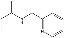 butan-2-yl[1-(pyridin-2-yl)ethyl]amine 化学構造式