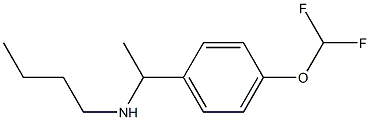 butyl({1-[4-(difluoromethoxy)phenyl]ethyl})amine