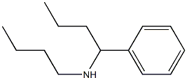 butyl(1-phenylbutyl)amine Structure