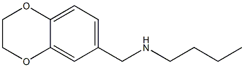 butyl(2,3-dihydro-1,4-benzodioxin-6-ylmethyl)amine Struktur