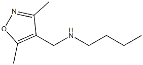 butyl[(3,5-dimethyl-1,2-oxazol-4-yl)methyl]amine Structure