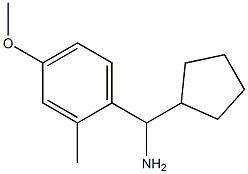 cyclopentyl(4-methoxy-2-methylphenyl)methanamine,,结构式