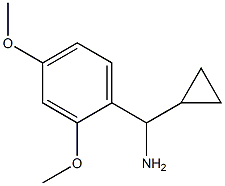 cyclopropyl(2,4-dimethoxyphenyl)methanamine Struktur