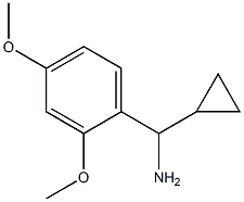 cyclopropyl(2,4-dimethoxyphenyl)methanamine,535926-48-8,结构式