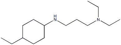 diethyl({3-[(4-ethylcyclohexyl)amino]propyl})amine,,结构式