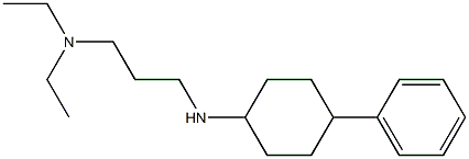 diethyl({3-[(4-phenylcyclohexyl)amino]propyl})amine 化学構造式