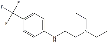 diethyl(2-{[4-(trifluoromethyl)phenyl]amino}ethyl)amine 化学構造式