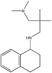 dimethyl({2-methyl-2-[(1,2,3,4-tetrahydronaphthalen-1-ylamino)methyl]propyl})amine Struktur