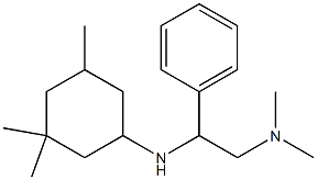 dimethyl({2-phenyl-2-[(3,3,5-trimethylcyclohexyl)amino]ethyl})amine Structure