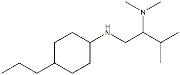 dimethyl({3-methyl-1-[(4-propylcyclohexyl)amino]butan-2-yl})amine