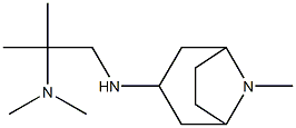 dimethyl[2-methyl-1-({8-methyl-8-azabicyclo[3.2.1]octan-3-yl}amino)propan-2-yl]amine,,结构式