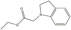 ethyl 2-(2,3-dihydro-1H-indol-1-yl)acetate Struktur