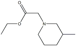 ethyl 2-(3-methylpiperidin-1-yl)acetate Structure