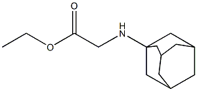 ethyl 2-(adamantan-1-ylamino)acetate Structure