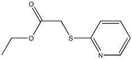 ethyl 2-(pyridin-2-ylsulfanyl)acetate Struktur