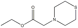 ethyl 2-(thiomorpholin-4-yl)acetate Structure