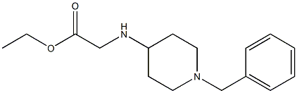 ethyl 2-[(1-benzylpiperidin-4-yl)amino]acetate Structure