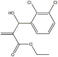 ethyl 2-[(2,3-dichlorophenyl)(hydroxy)methyl]prop-2-enoate Struktur