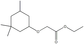 ethyl 2-[(3,3,5-trimethylcyclohexyl)oxy]acetate Structure