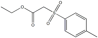 ethyl 2-[(4-methylbenzene)sulfonyl]acetate Struktur