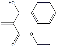 ethyl 2-[hydroxy(4-methylphenyl)methyl]prop-2-enoate Structure
