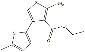 ethyl 2-amino-4-(5-methylthiophen-2-yl)thiophene-3-carboxylate 结构式