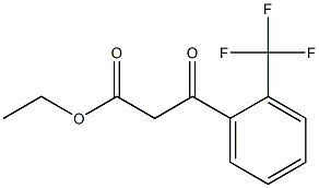 ethyl 3-oxo-3-[2-(trifluoromethyl)phenyl]propanoate Structure