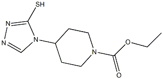 ethyl 4-(3-sulfanyl-4H-1,2,4-triazol-4-yl)piperidine-1-carboxylate Structure