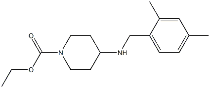 ethyl 4-{[(2,4-dimethylphenyl)methyl]amino}piperidine-1-carboxylate Structure