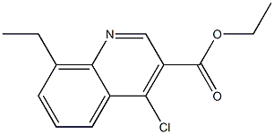 ethyl 4-chloro-8-ethylquinoline-3-carboxylate Structure