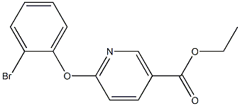 ethyl 6-(2-bromophenoxy)nicotinate Struktur