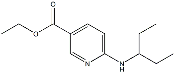 ethyl 6-(pentan-3-ylamino)pyridine-3-carboxylate,,结构式