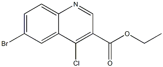ethyl 6-bromo-4-chloroquinoline-3-carboxylate Structure