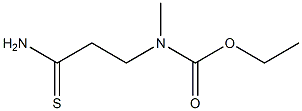 ethyl N-(2-carbamothioylethyl)-N-methylcarbamate Structure