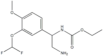 ethyl N-{2-amino-1-[3-(difluoromethoxy)-4-methoxyphenyl]ethyl}carbamate