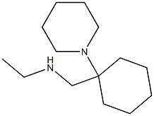 ethyl({[1-(piperidin-1-yl)cyclohexyl]methyl})amine Structure