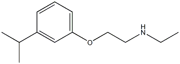 ethyl({2-[3-(propan-2-yl)phenoxy]ethyl})amine Struktur