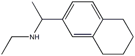 ethyl[1-(5,6,7,8-tetrahydronaphthalen-2-yl)ethyl]amine,,结构式