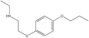 ethyl[2-(4-propoxyphenoxy)ethyl]amine,,结构式