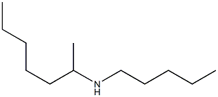 heptan-2-yl(pentyl)amine Structure