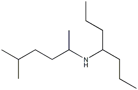 heptan-4-yl(5-methylhexan-2-yl)amine,,结构式