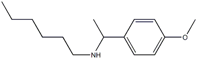 hexyl[1-(4-methoxyphenyl)ethyl]amine Structure