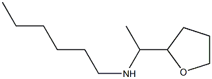 hexyl[1-(oxolan-2-yl)ethyl]amine Structure