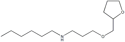 hexyl[3-(oxolan-2-ylmethoxy)propyl]amine,,结构式