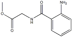 methyl [(2-aminobenzoyl)amino]acetate Structure