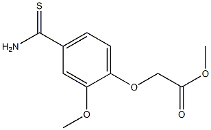 methyl [4-(aminocarbonothioyl)-2-methoxyphenoxy]acetate