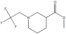 methyl 1-(2,2,2-trifluoroethyl)piperidine-3-carboxylate,,结构式