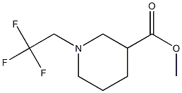 methyl 1-(2,2,2-trifluoroethyl)piperidine-3-carboxylate Structure